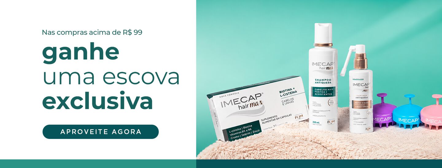 Compre R$99 e Ganhe uma escova exclusiva